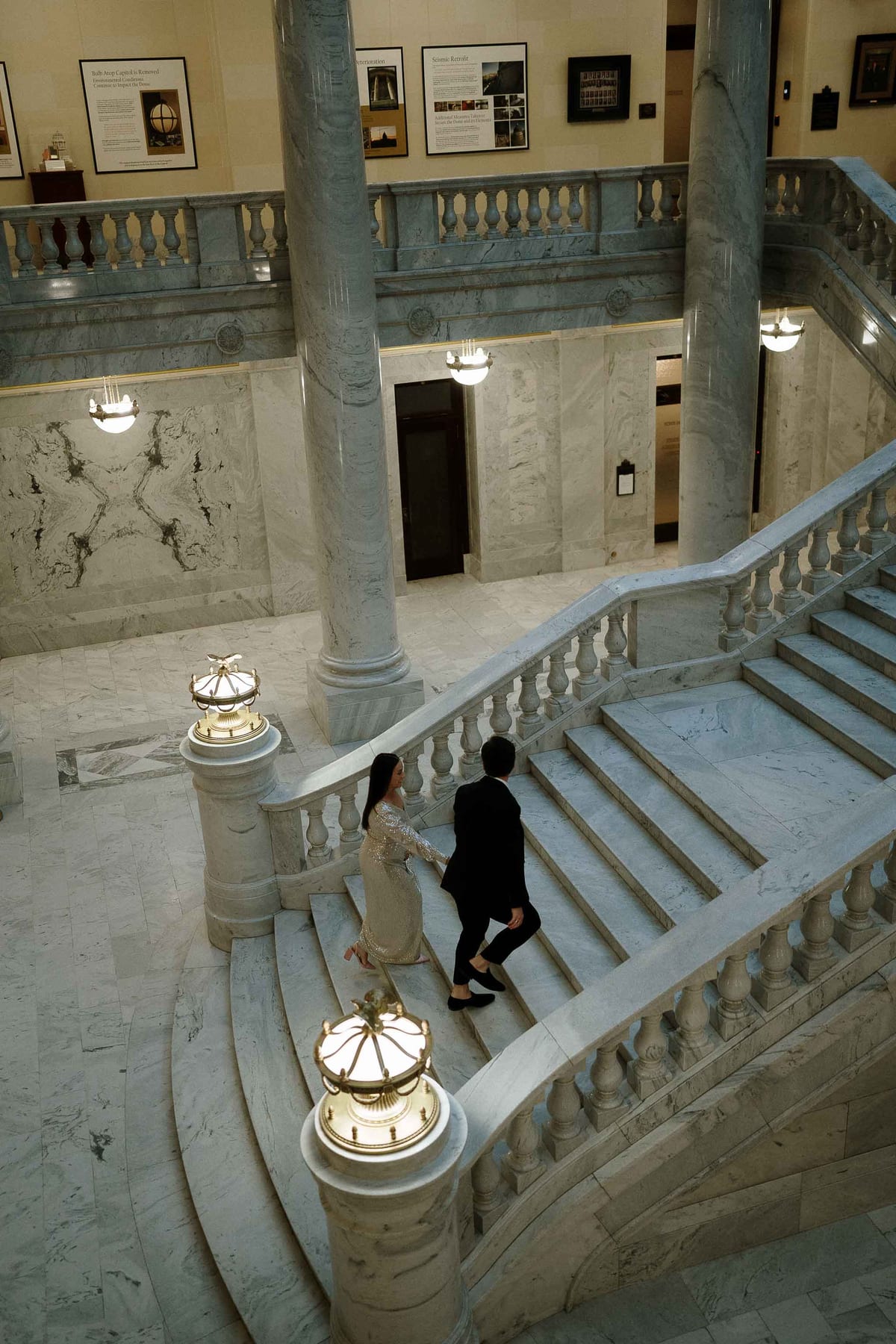 CHRIS AND KATHY (Couple photoshoot at the Utah state capitol, Salt lake city, USA)