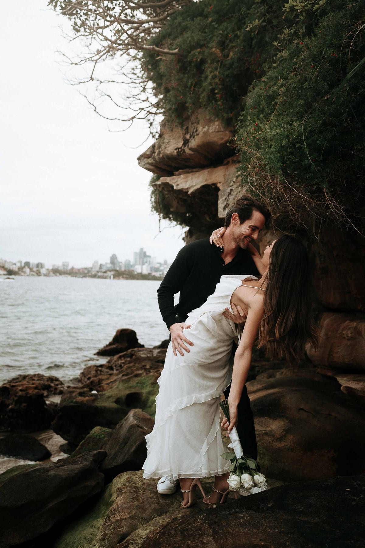 JOHN AND EMILY (Engagement photoshoot at Bradley's head, North Sydney)