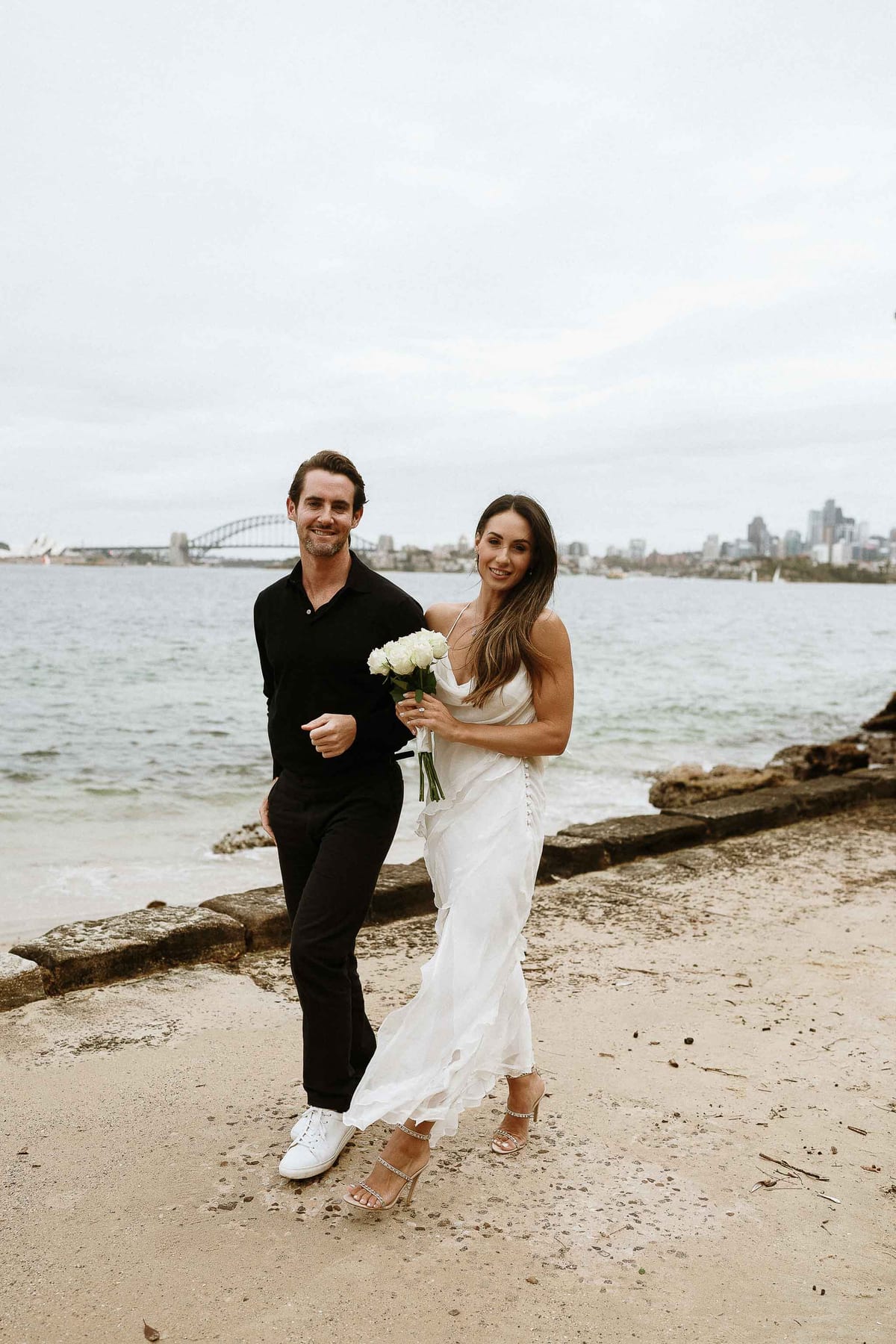 JOHN AND EMILY (Engagement photoshoot at Bradley's head, North Sydney)