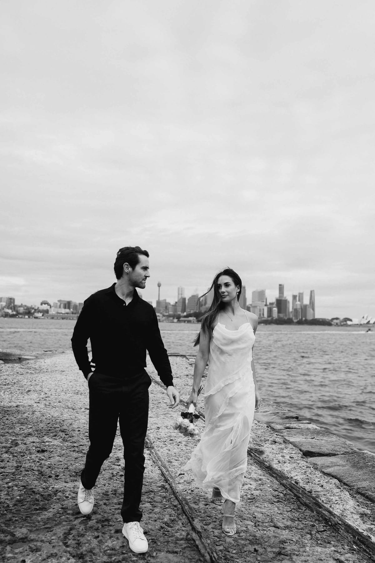 JOHN AND EMILY (Engagement photoshoot at Bradley's head, North Sydney)