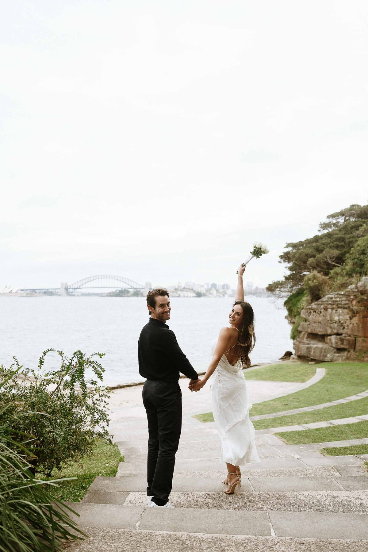 JOHN AND EMILY (Engagement photoshoot at Bradley's head, North Sydney)
