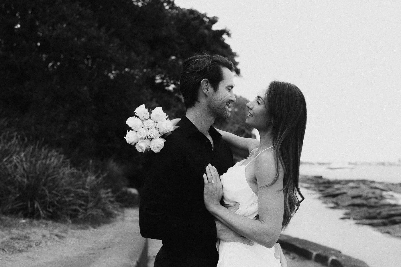 JOHN AND EMILY (Engagement photoshoot at Bradley's head, North Sydney)