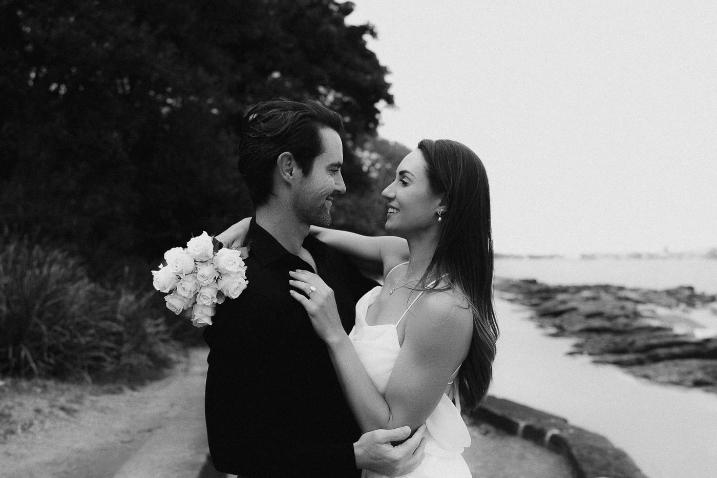 JOHN AND EMILY (Engagement photoshoot at Bradley's head, North Sydney)