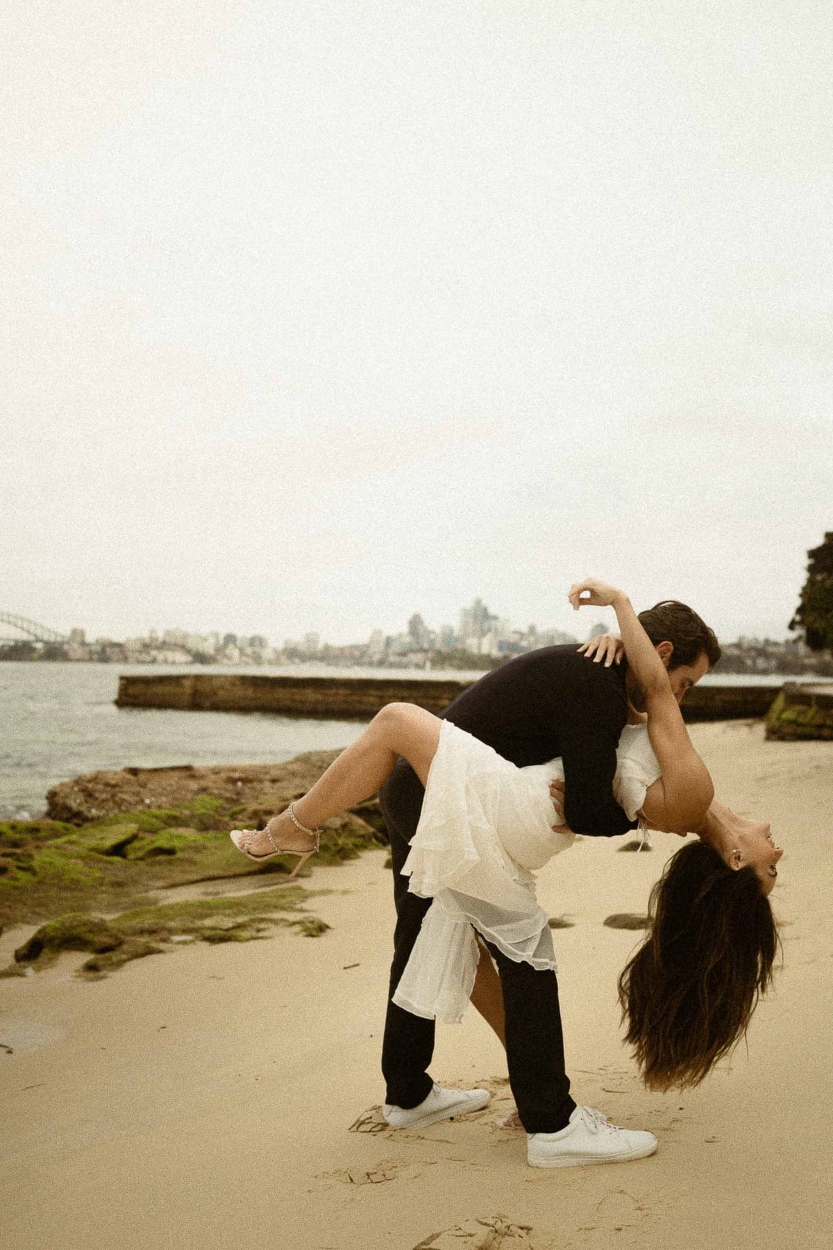 JOHN AND EMILY (Engagement photoshoot at Bradley's head, North Sydney)