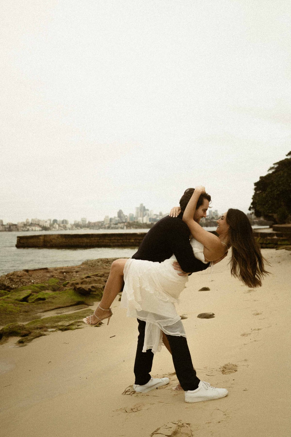 JOHN AND EMILY (Engagement photoshoot at Bradley's head, North Sydney)