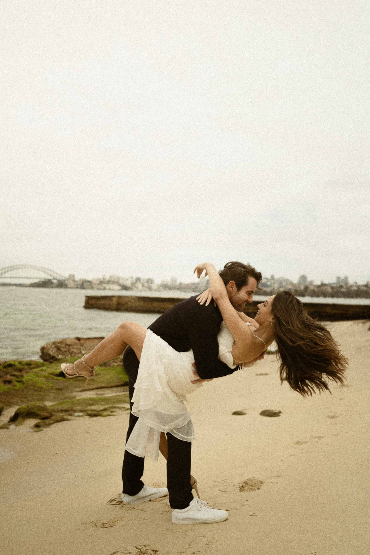 JOHN AND EMILY (Engagement photoshoot at Bradley's head, North Sydney)