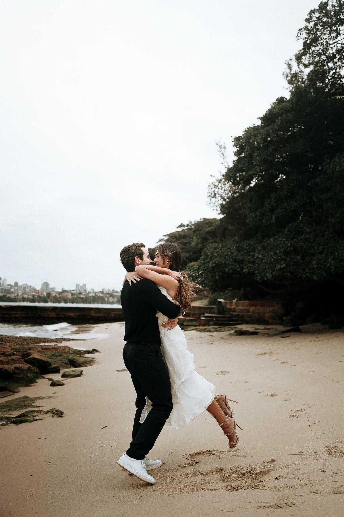 JOHN AND EMILY (Engagement photoshoot at Bradley's head, North Sydney)