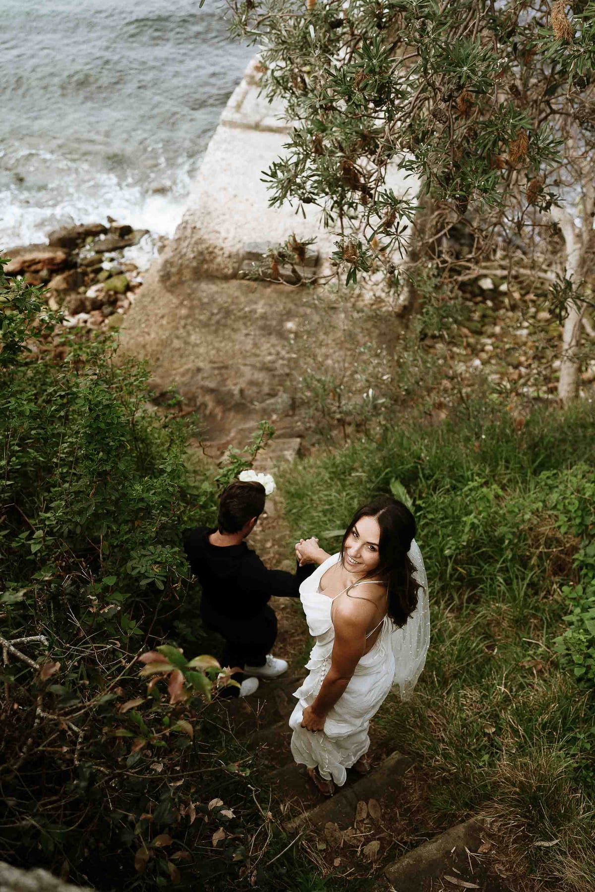 JOHN AND EMILY (Engagement photoshoot at Bradley's head, North Sydney)