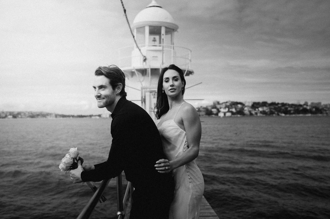 JOHN AND EMILY (Engagement photoshoot at Bradley's head, North Sydney)