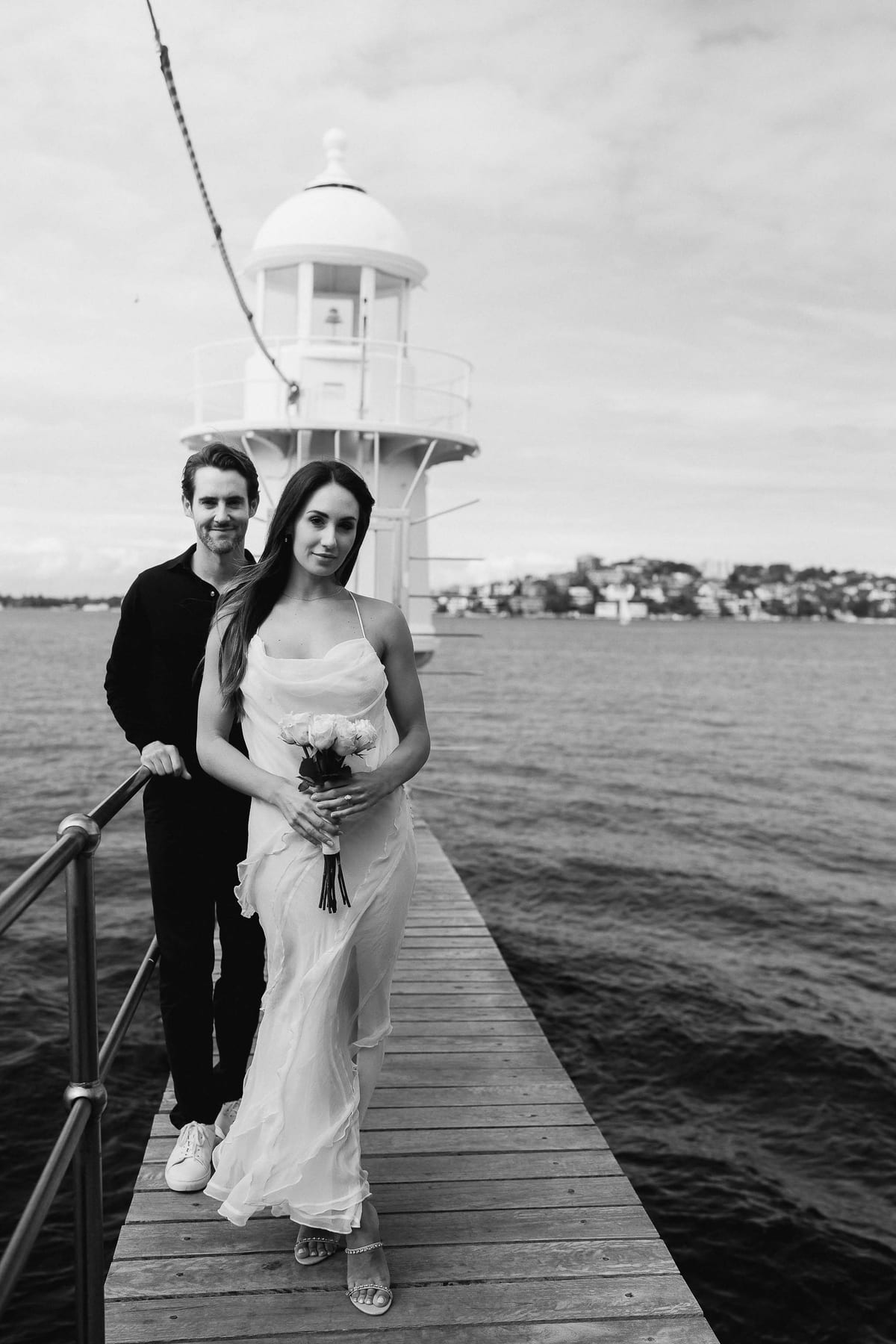 JOHN AND EMILY (Engagement photoshoot at Bradley's head, North Sydney)