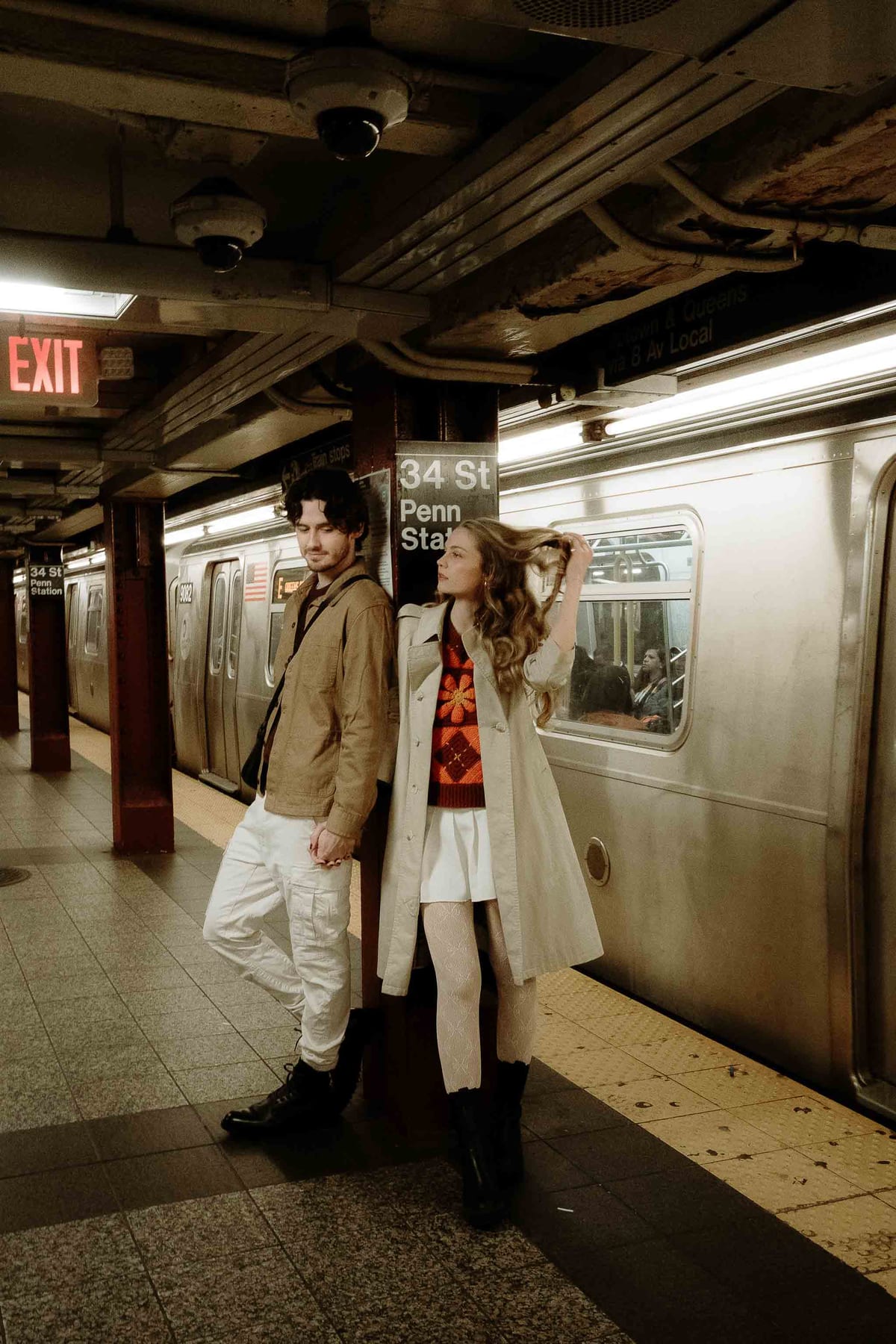 ZANE AND KATHARINA (Couple photoshoot at the Subway and Central park, New York, USA)