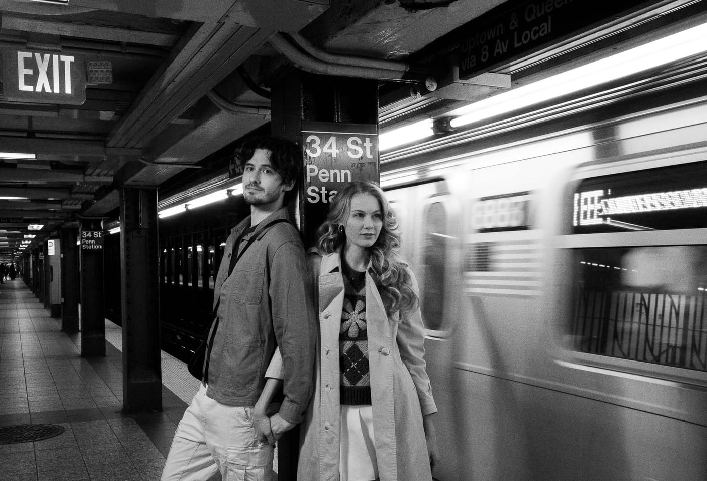ZANE AND KATHARINA (Couple photoshoot at the Subway and Central park, New York, USA)