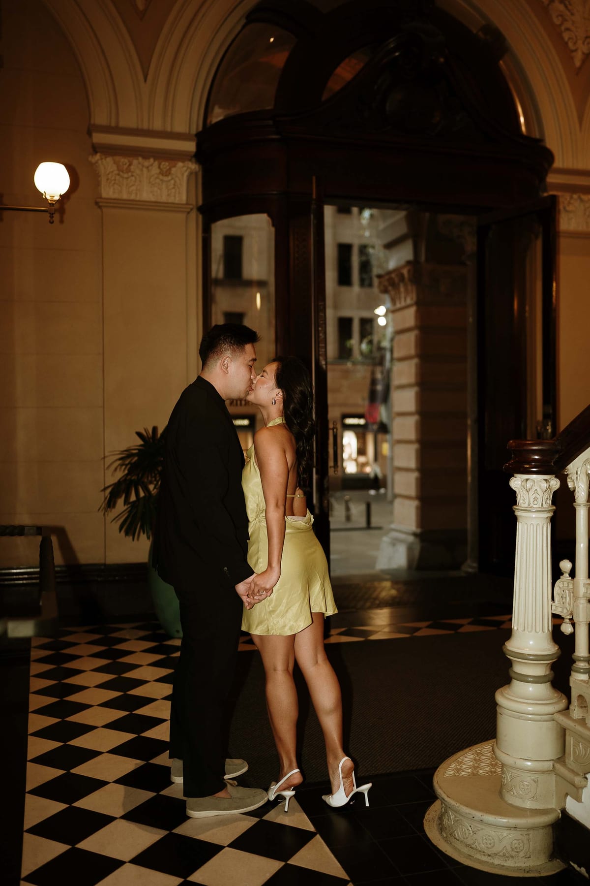 LEO AND CHARMAINE (Pre-wedding flash photoshoot at Fullerton hotel, Sydney)