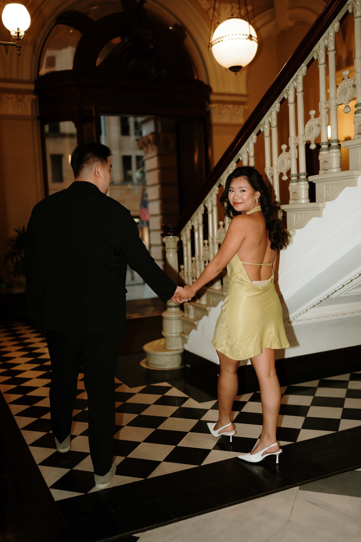 LEO AND CHARMAINE (Pre-wedding flash photoshoot at Fullerton hotel, Sydney)