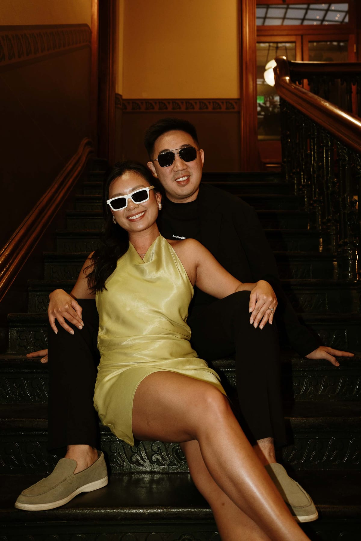 LEO AND CHARMAINE (Pre-wedding flash photoshoot at Fullerton hotel, Sydney)