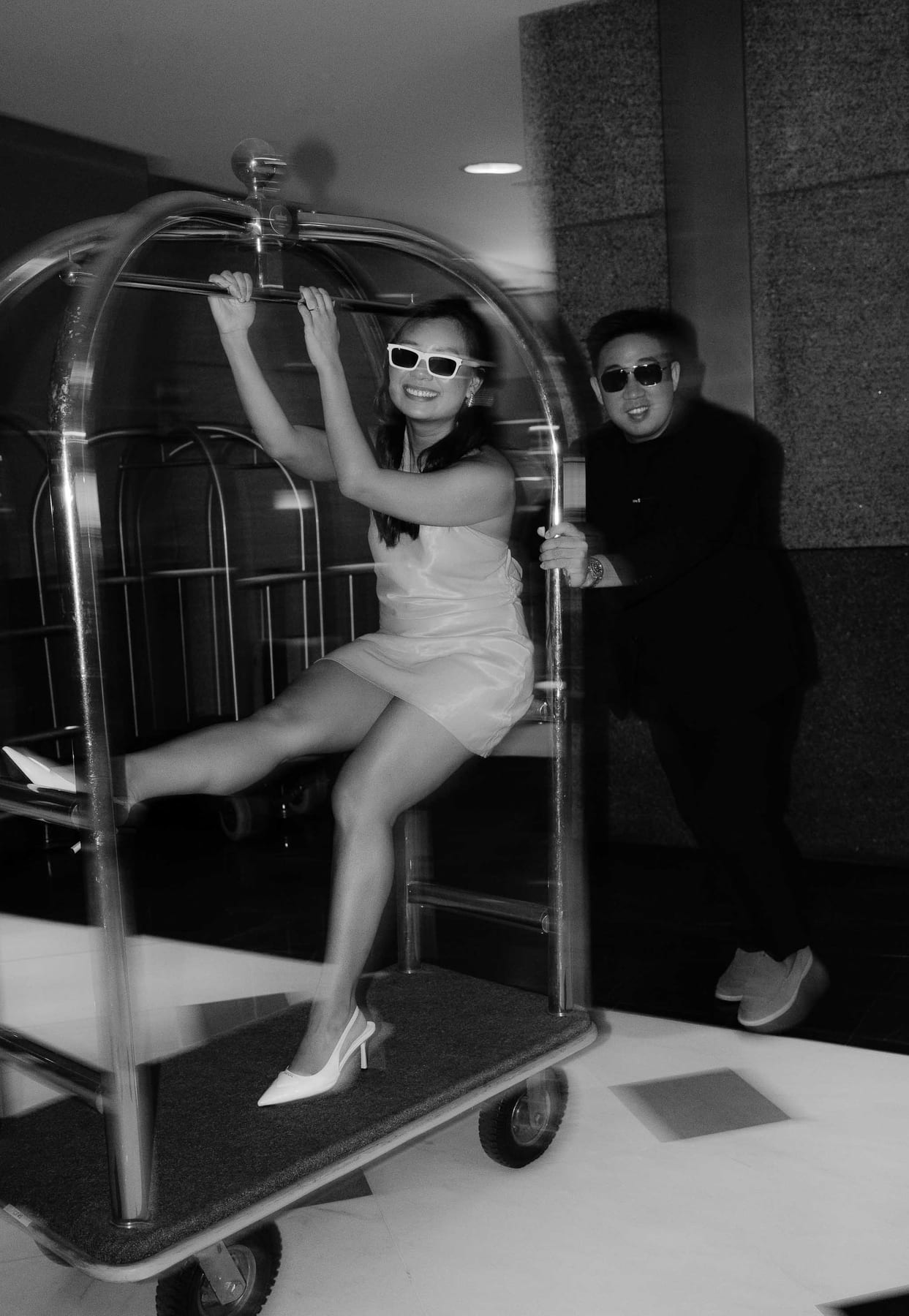 LEO AND CHARMAINE (Pre-wedding flash photoshoot at Fullerton hotel, Sydney)