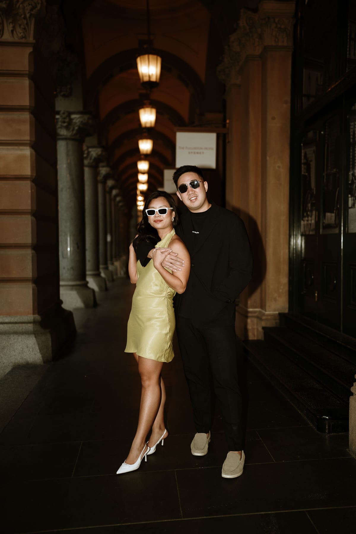 LEO AND CHARMAINE (Pre-wedding flash photoshoot at Fullerton hotel, Sydney)