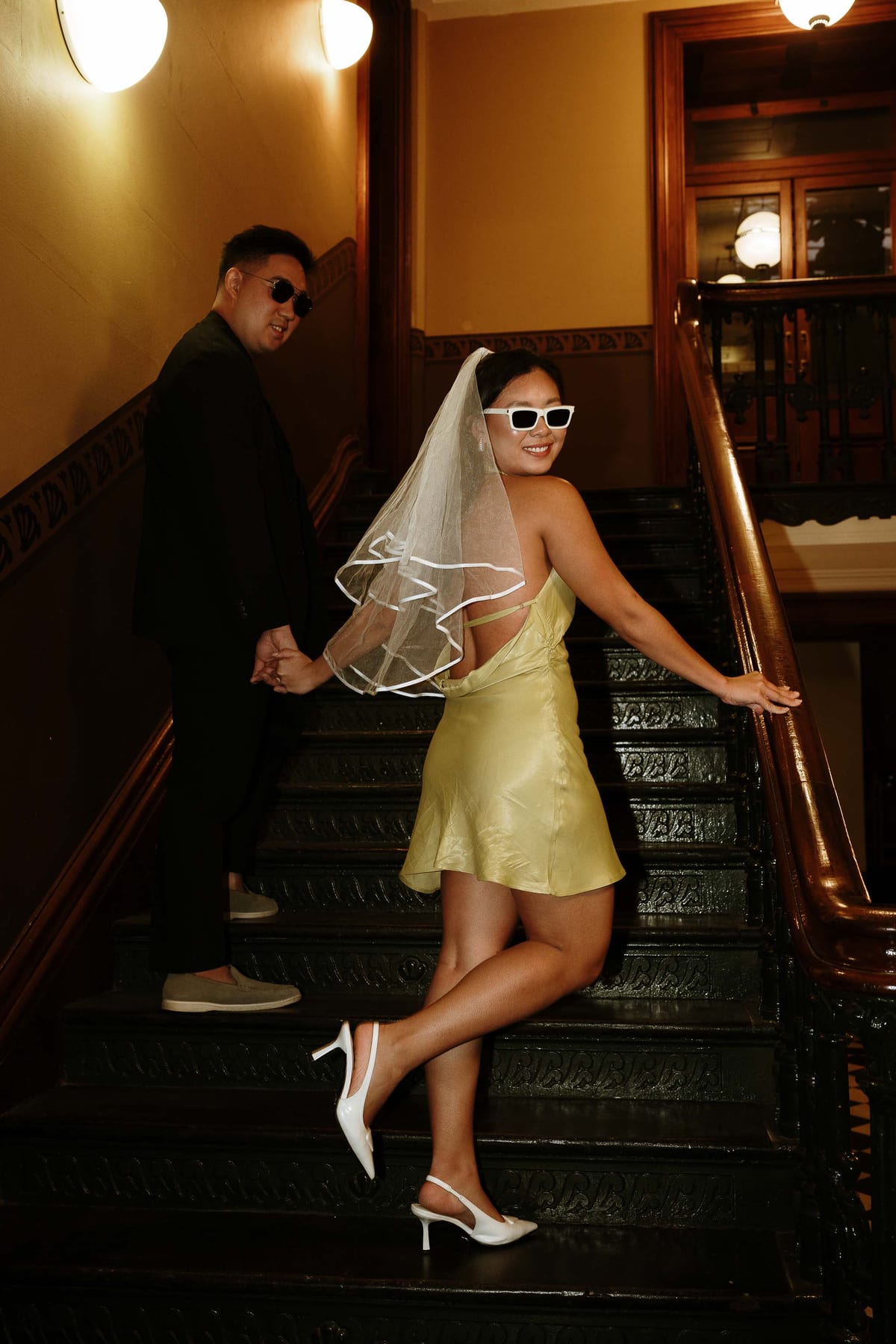 LEO AND CHARMAINE (Pre-wedding flash photoshoot at Fullerton hotel, Sydney)