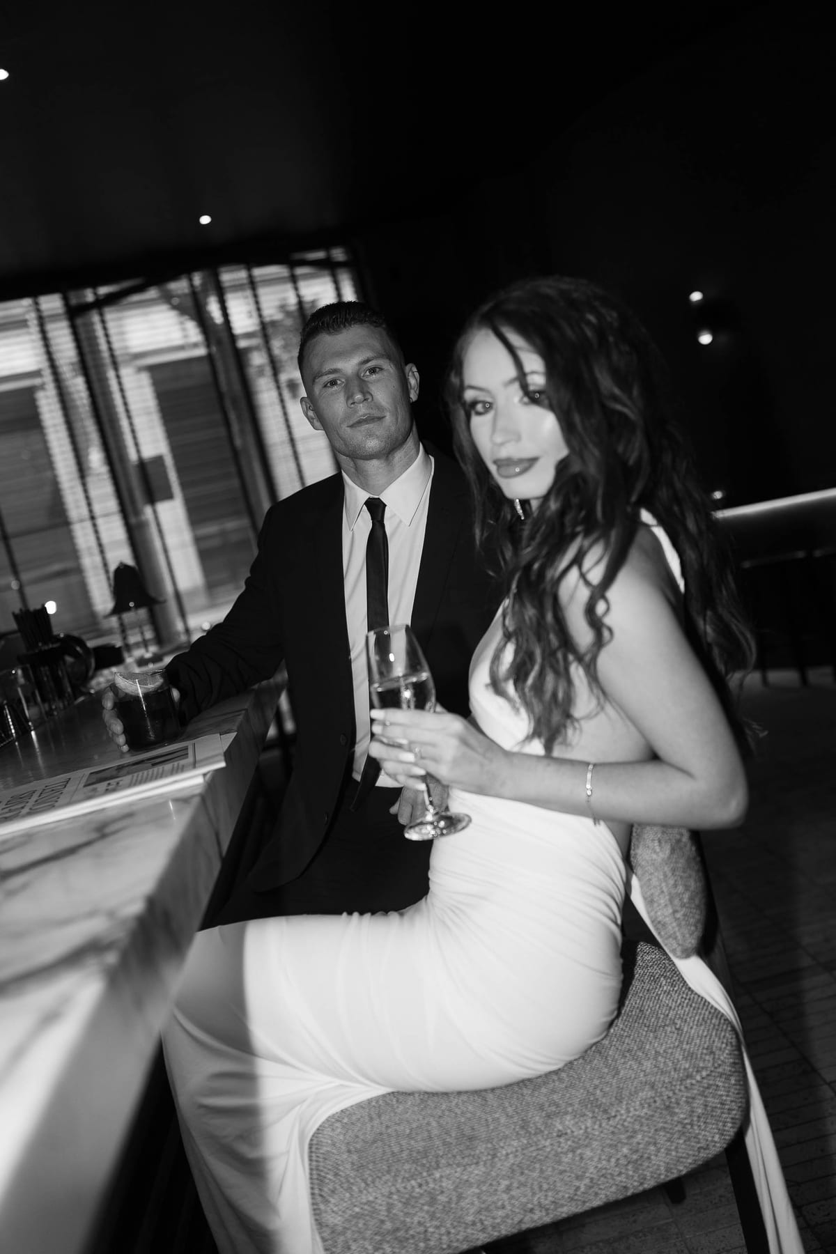 LEAH AND PATRICK (Save the date photoshoot at Bar Tilda, Sydney)
