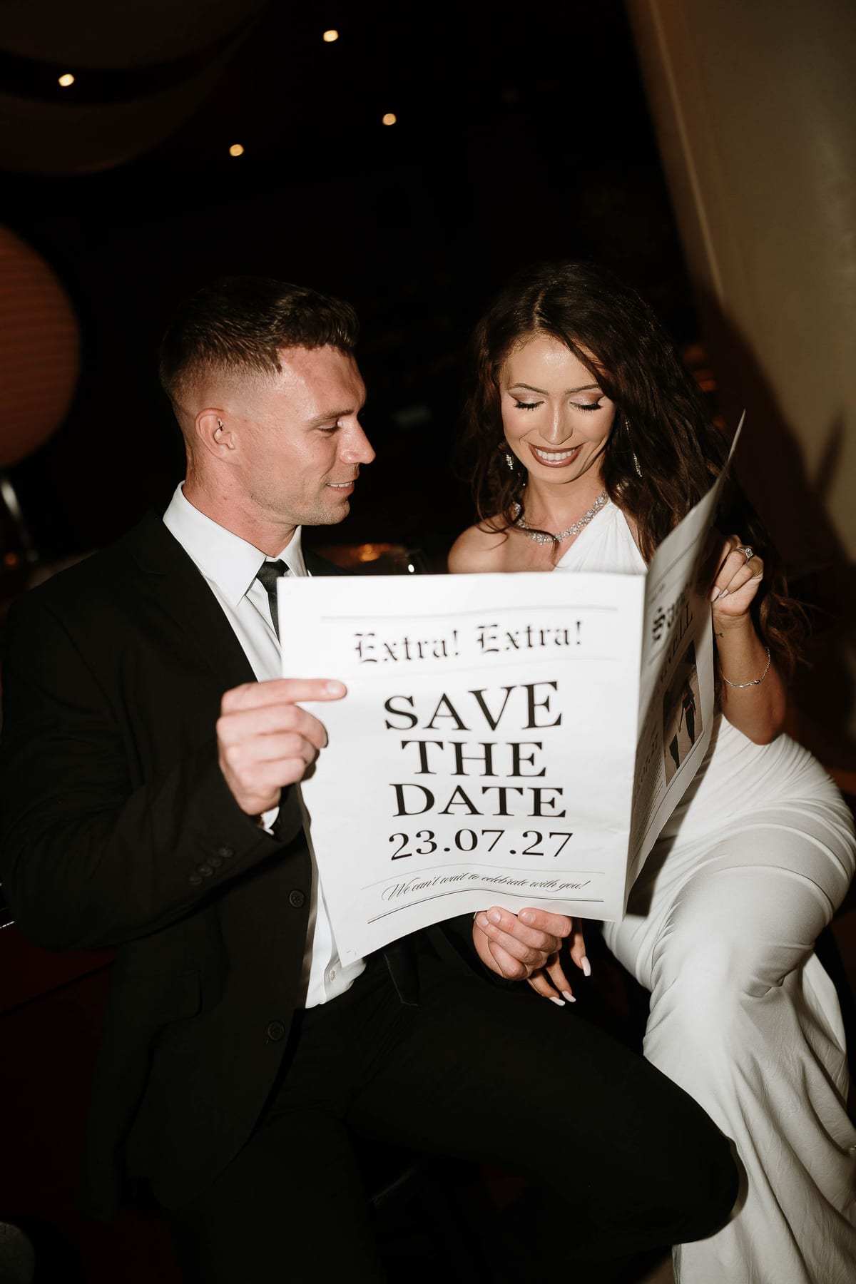 LEAH AND PATRICK (Save the date photoshoot at Bar Tilda, Sydney)