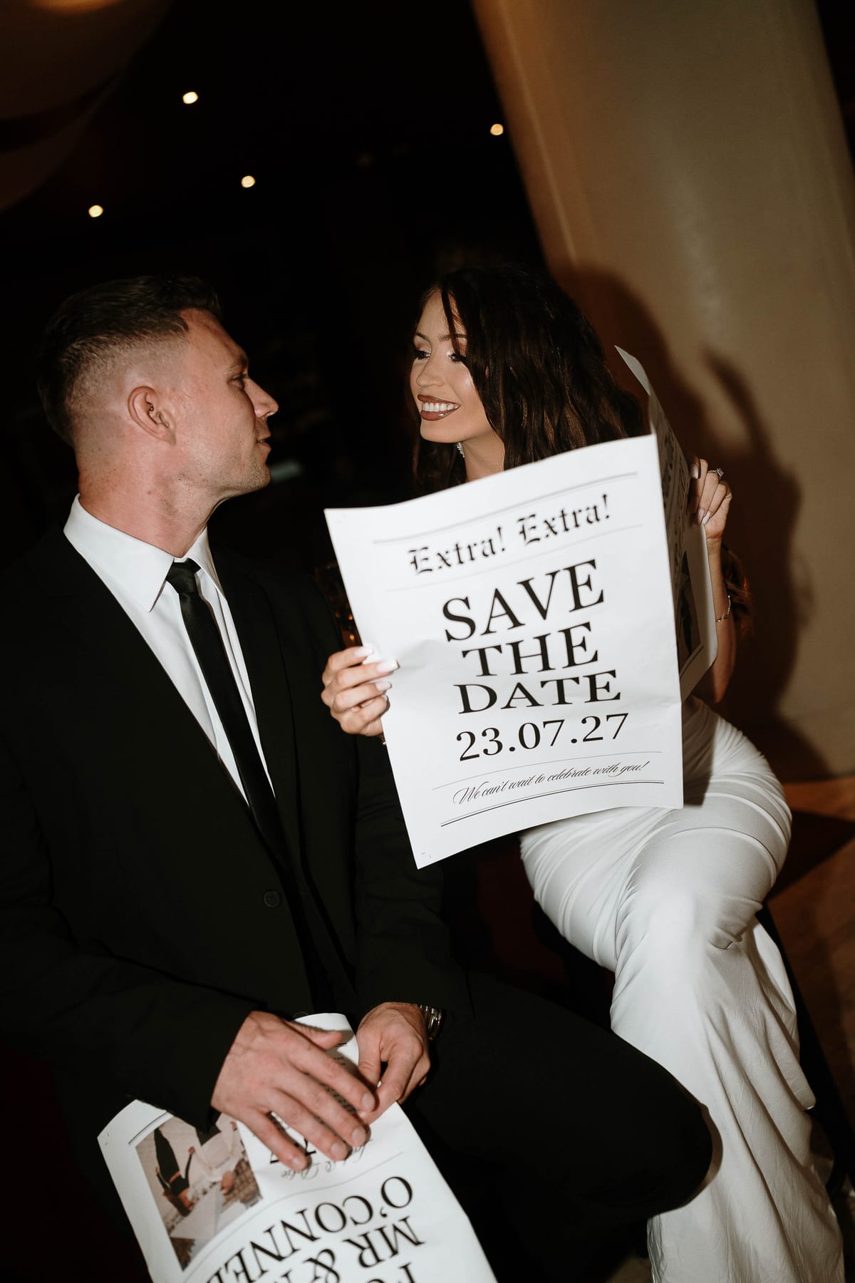LEAH AND PATRICK (Save the date photoshoot at Bar Tilda, Sydney)