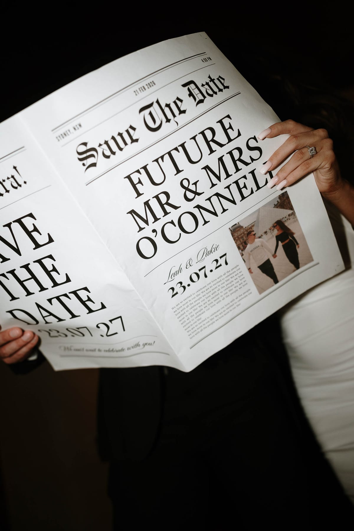LEAH AND PATRICK (Save the date photoshoot at Bar Tilda, Sydney)