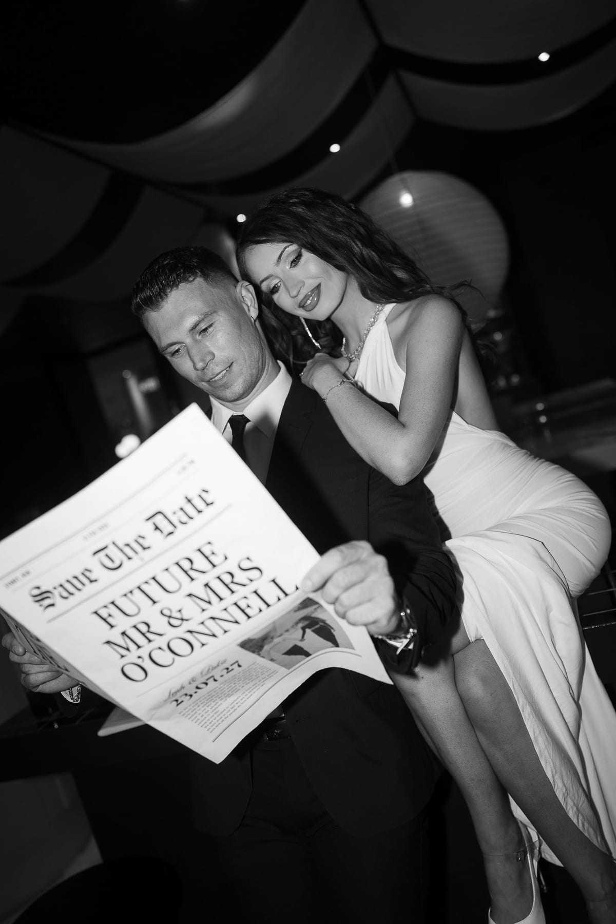 LEAH AND PATRICK (Save the date photoshoot at Bar Tilda, Sydney)