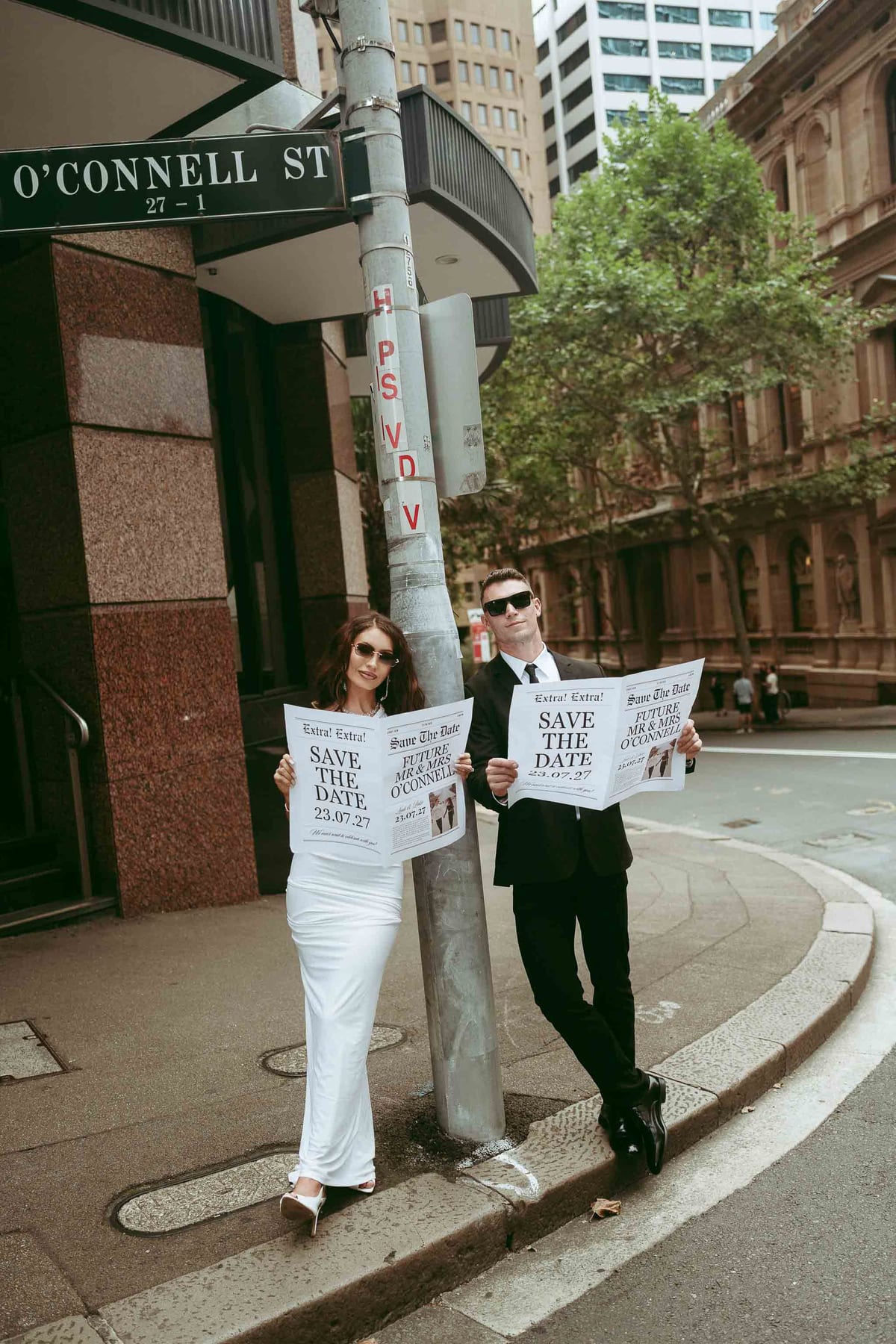 LEAH AND PATRICK (Save the date photoshoot at Bar Tilda, Sydney)