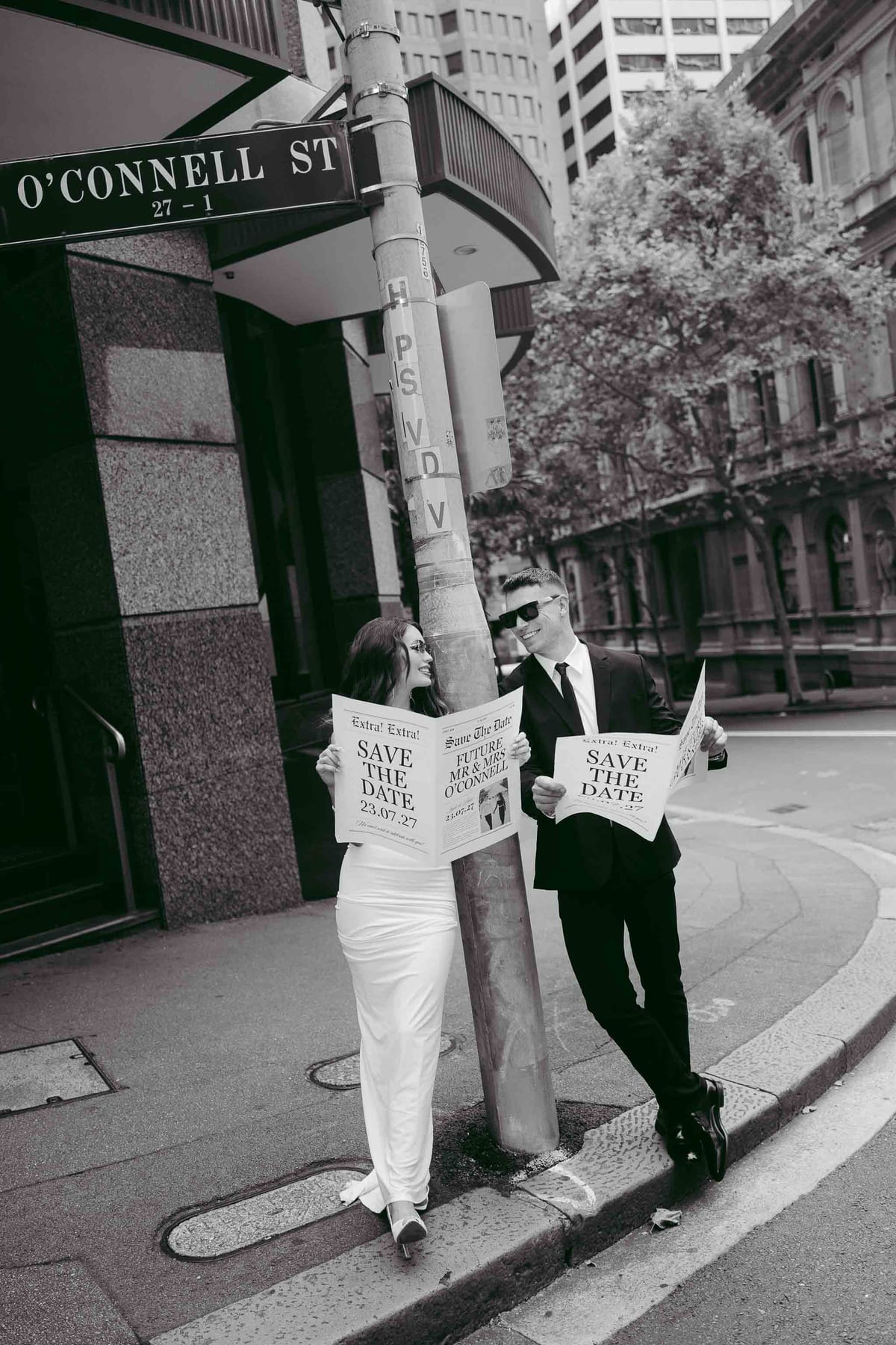 LEAH AND PATRICK (Save the date photoshoot at Bar Tilda, Sydney)