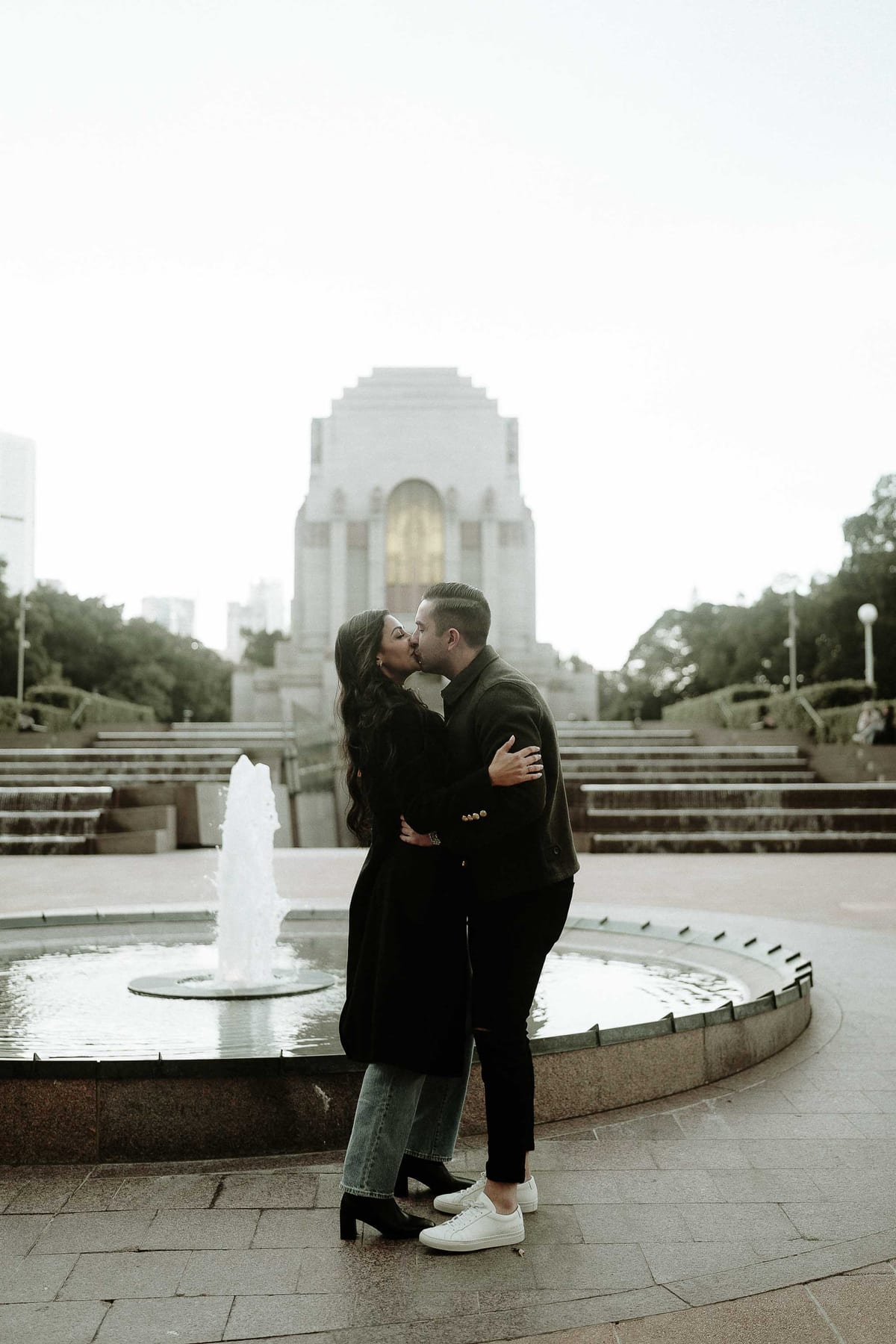 MITCH AND NICOLE (Pre-wedding photoshoot at the Museum Station and ANZAC Memorial Sydney)
