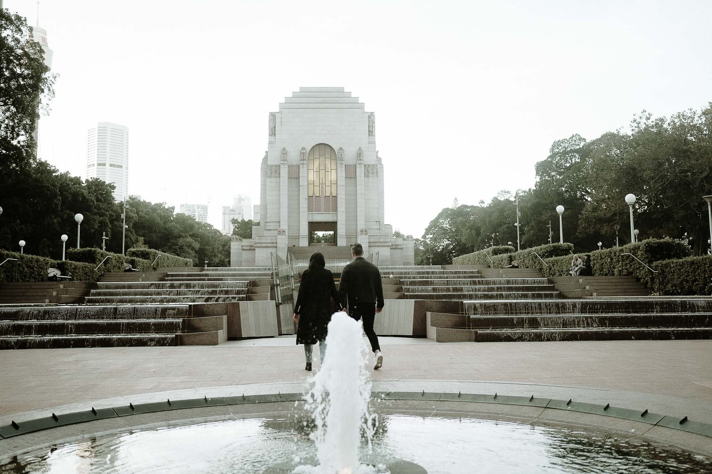 MITCH AND NICOLE (Pre-wedding photoshoot at the Museum Station and ANZAC Memorial Sydney)