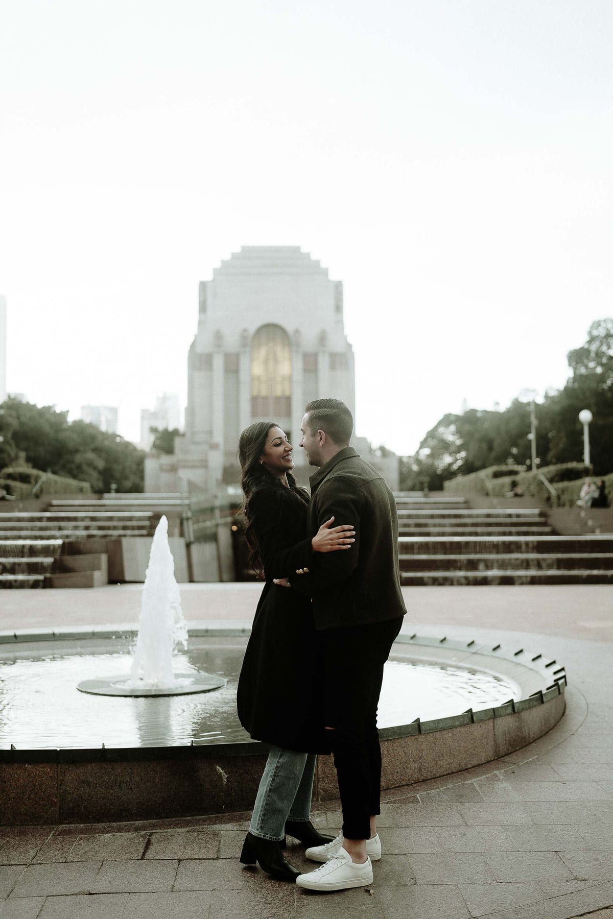 MITCH AND NICOLE (Pre-wedding photoshoot at the Museum Station and ANZAC Memorial Sydney)