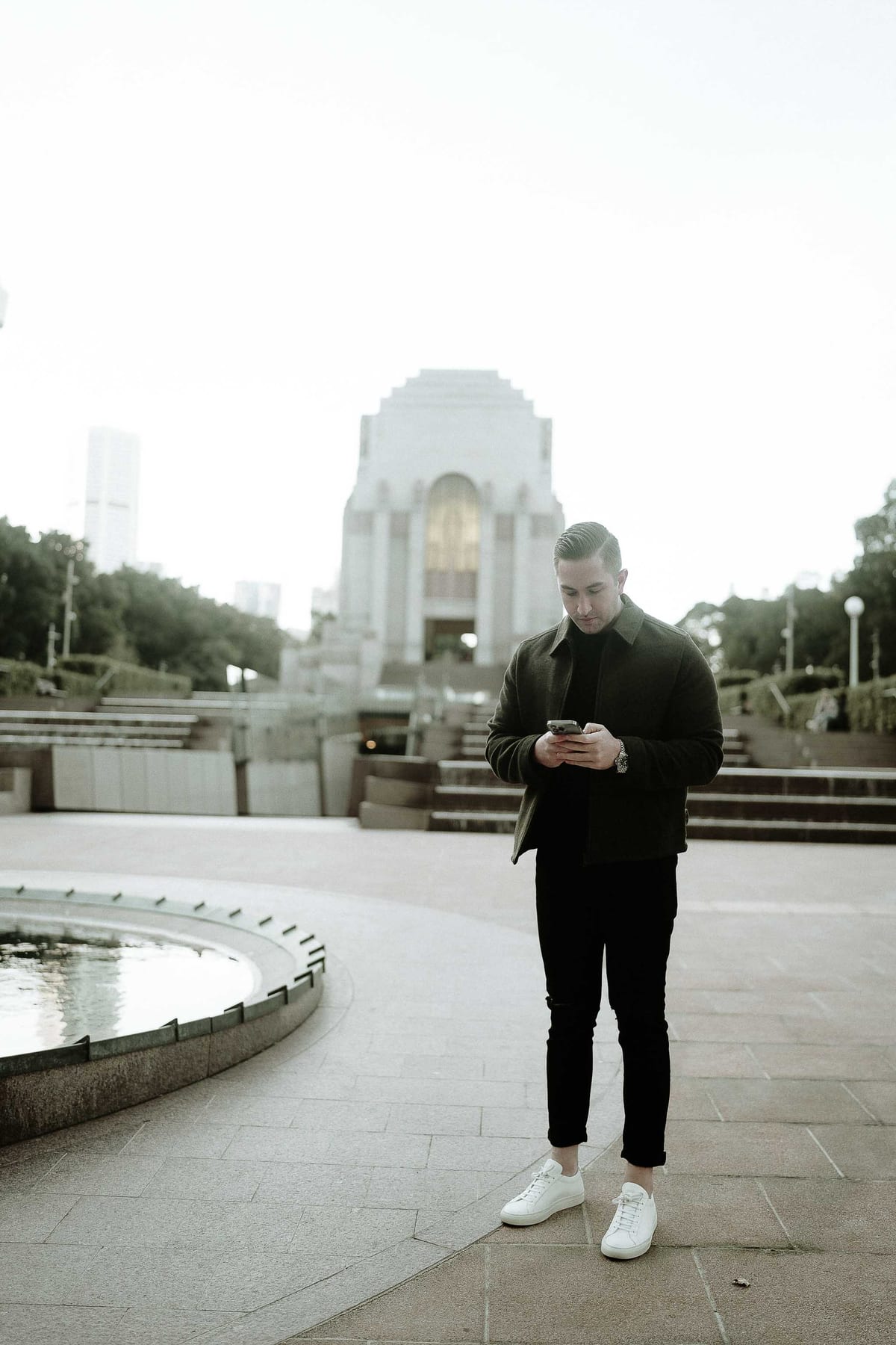 MITCH AND NICOLE (Pre-wedding photoshoot at the Museum Station and ANZAC Memorial Sydney)