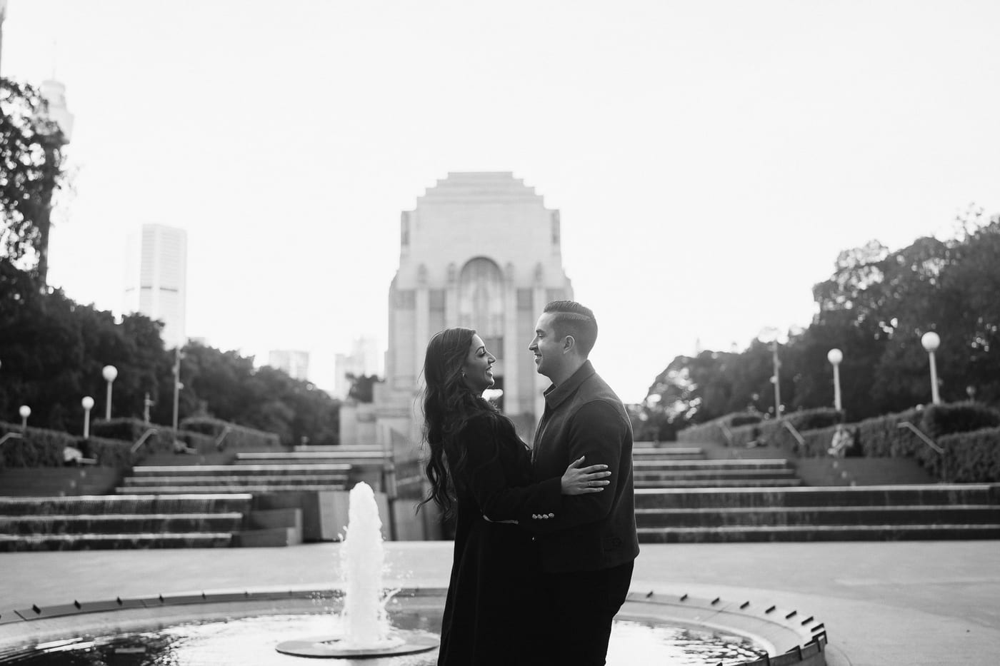 MITCH AND NICOLE (Pre-wedding photoshoot at the Museum Station and ANZAC Memorial Sydney)