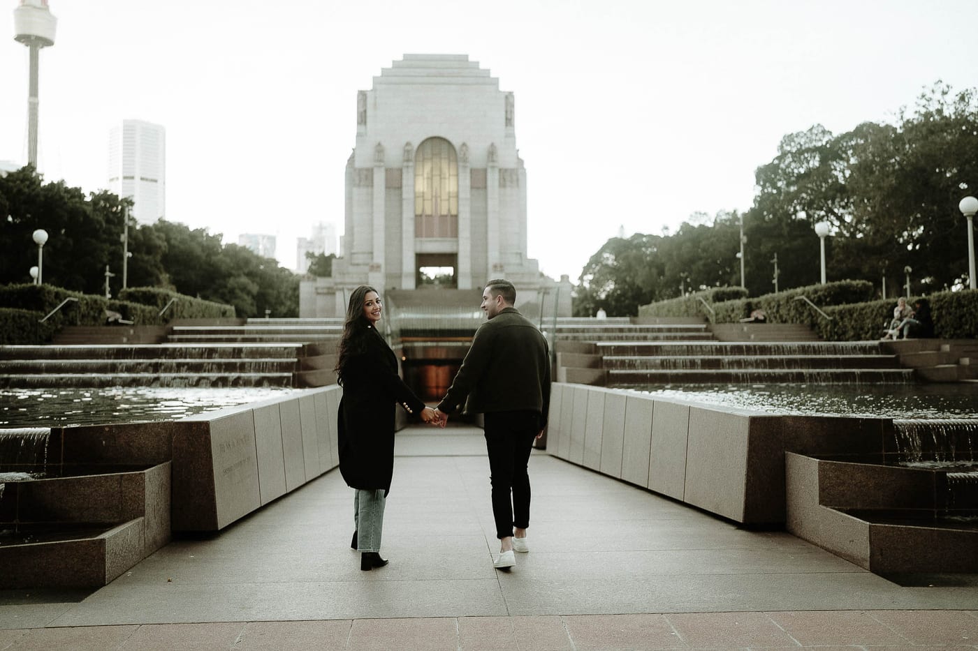 MITCH AND NICOLE (Pre-wedding photoshoot at the Museum Station and ANZAC Memorial Sydney)