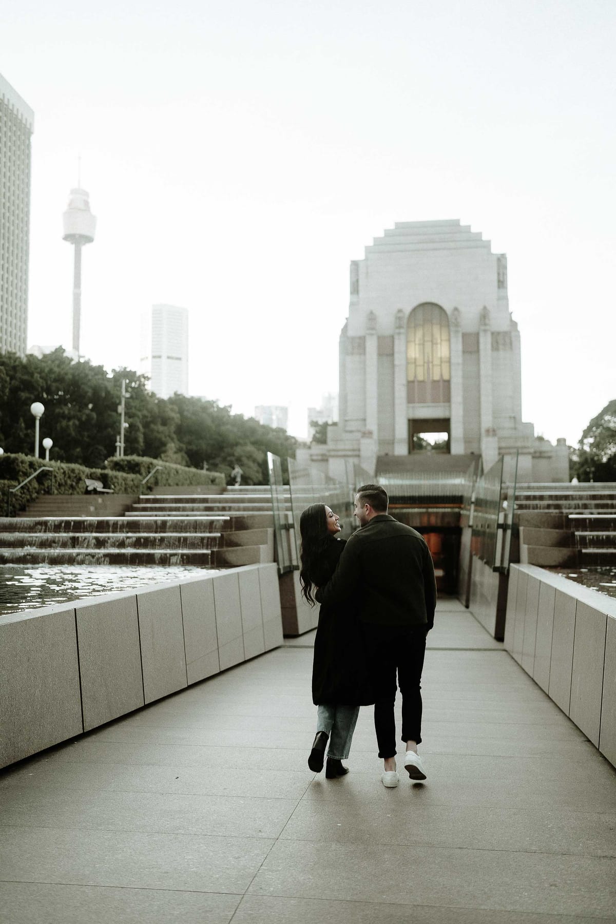 MITCH AND NICOLE (Pre-wedding photoshoot at the Museum Station and ANZAC Memorial Sydney)