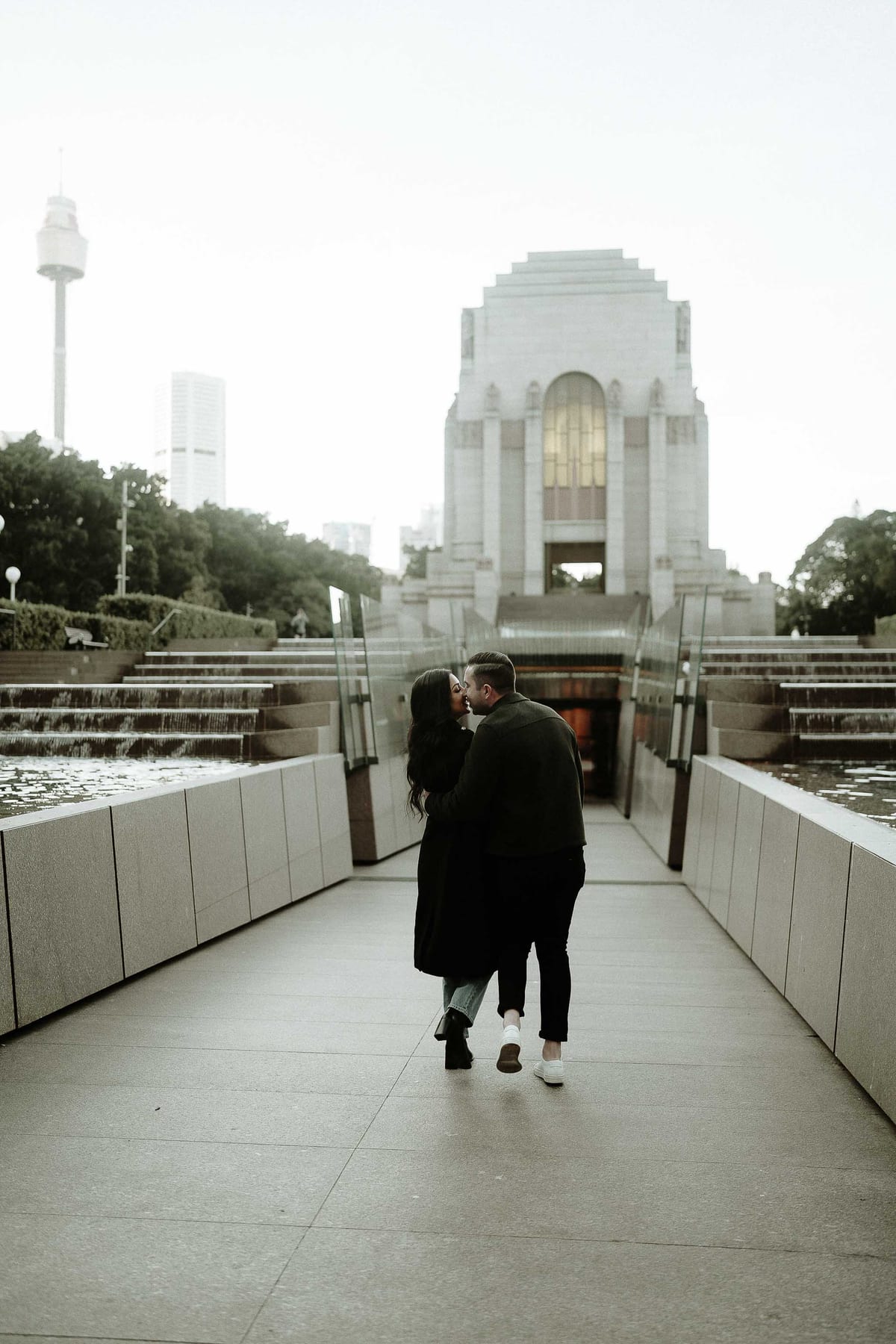 MITCH AND NICOLE (Pre-wedding photoshoot at the Museum Station and ANZAC Memorial Sydney)