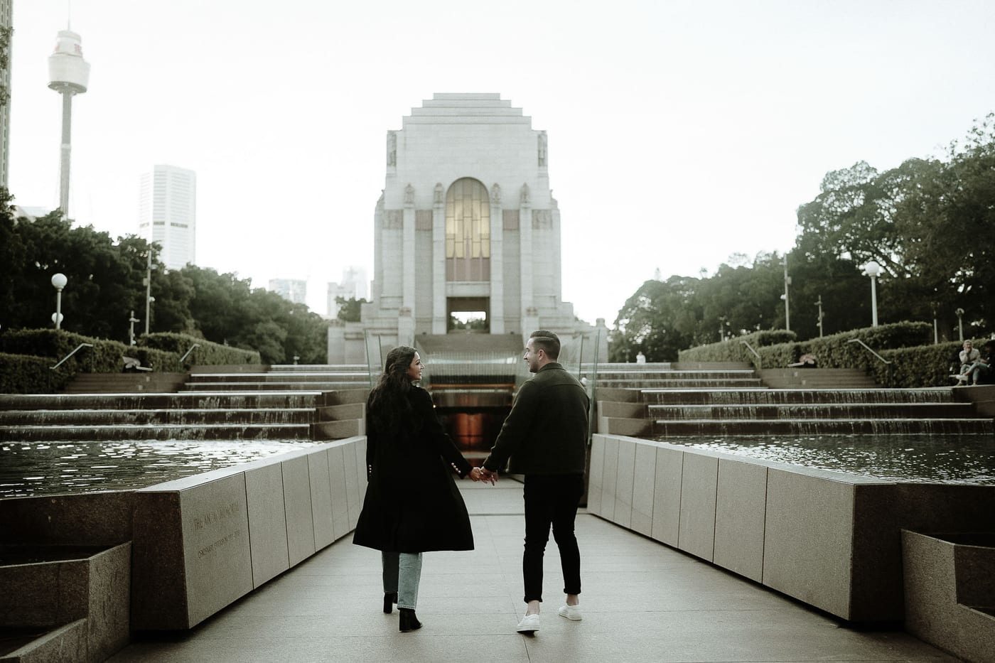 MITCH AND NICOLE (Pre-wedding photoshoot at the Museum Station and ANZAC Memorial Sydney)