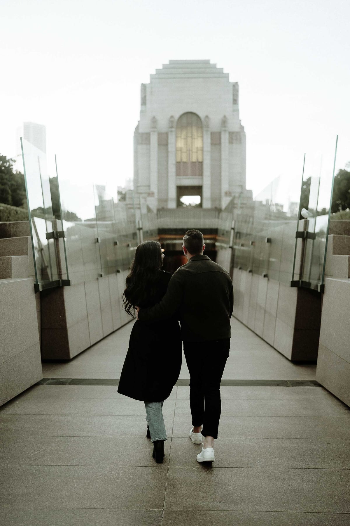 MITCH AND NICOLE (Pre-wedding photoshoot at the Museum Station and ANZAC Memorial Sydney)