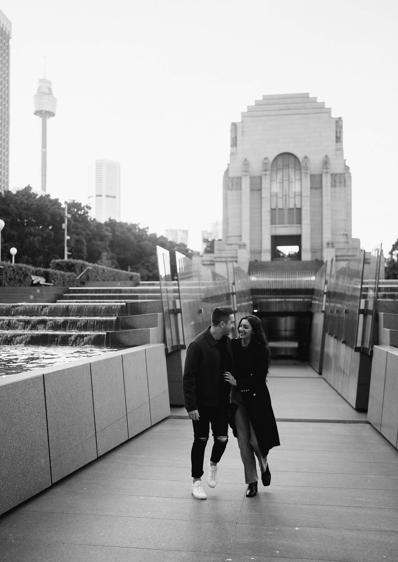 MITCH AND NICOLE (Pre-wedding photoshoot at the Museum Station and ANZAC Memorial Sydney)