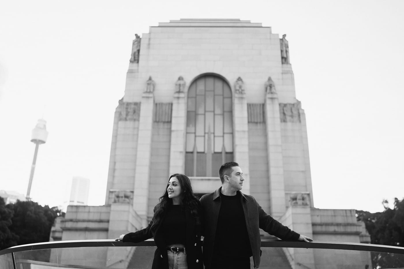 MITCH AND NICOLE (Pre-wedding photoshoot at the Museum Station and ANZAC Memorial Sydney)
