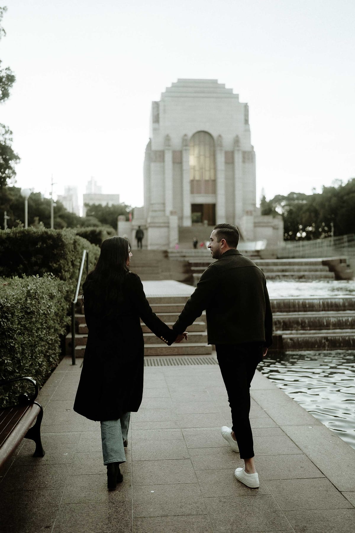 MITCH AND NICOLE (Pre-wedding photoshoot at the Museum Station and ANZAC Memorial Sydney)