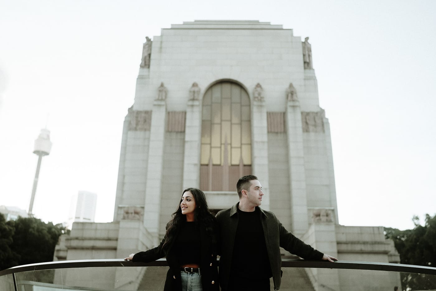 MITCH AND NICOLE (Pre-wedding photoshoot at the Museum Station and ANZAC Memorial Sydney)
