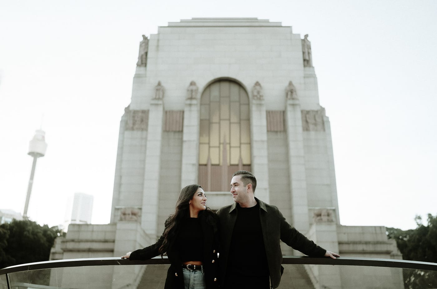 MITCH AND NICOLE (Pre-wedding photoshoot at the Museum Station and ANZAC Memorial Sydney)