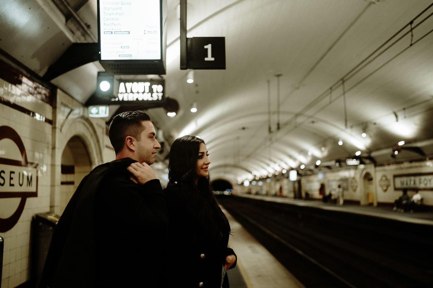 MITCH AND NICOLE (Pre-wedding photoshoot at the Museum Station and ANZAC Memorial Sydney)