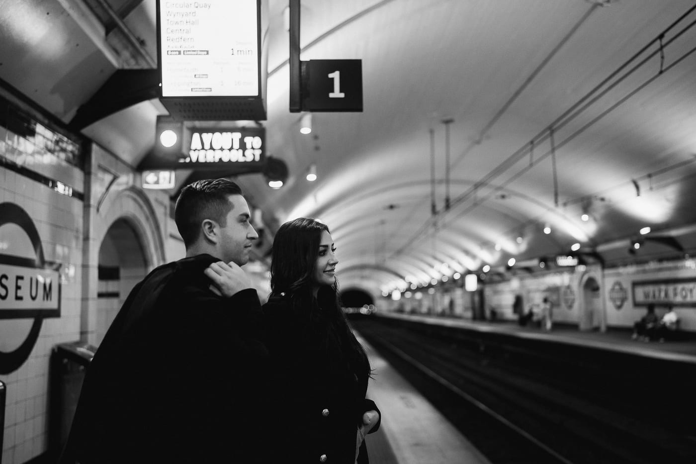MITCH AND NICOLE (Pre-wedding photoshoot at the Museum Station and ANZAC Memorial Sydney)