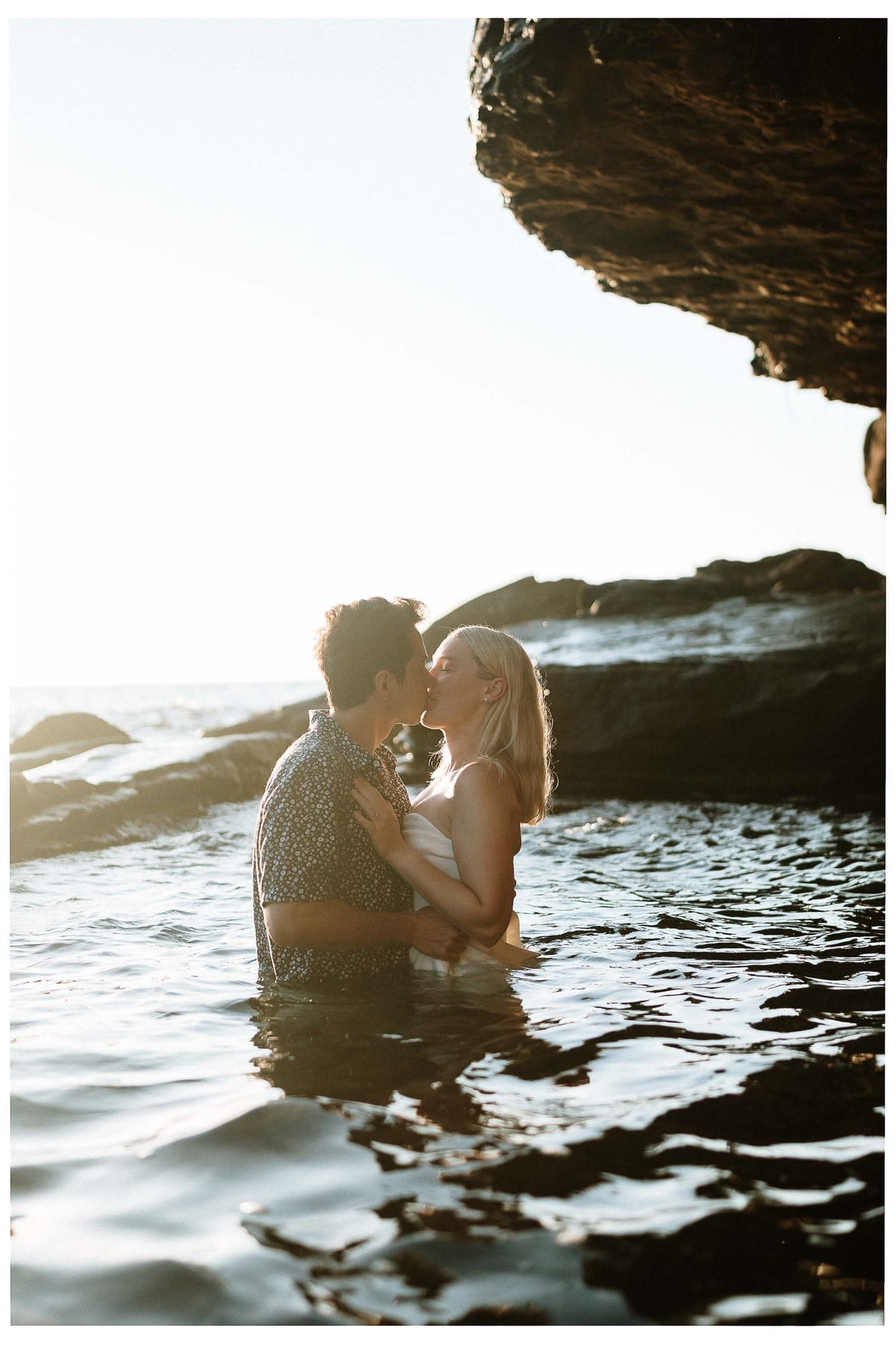 NICOLA AND JASON (Half underwater photoshoot at Gordon's bay, Eastern beacches Sydney)