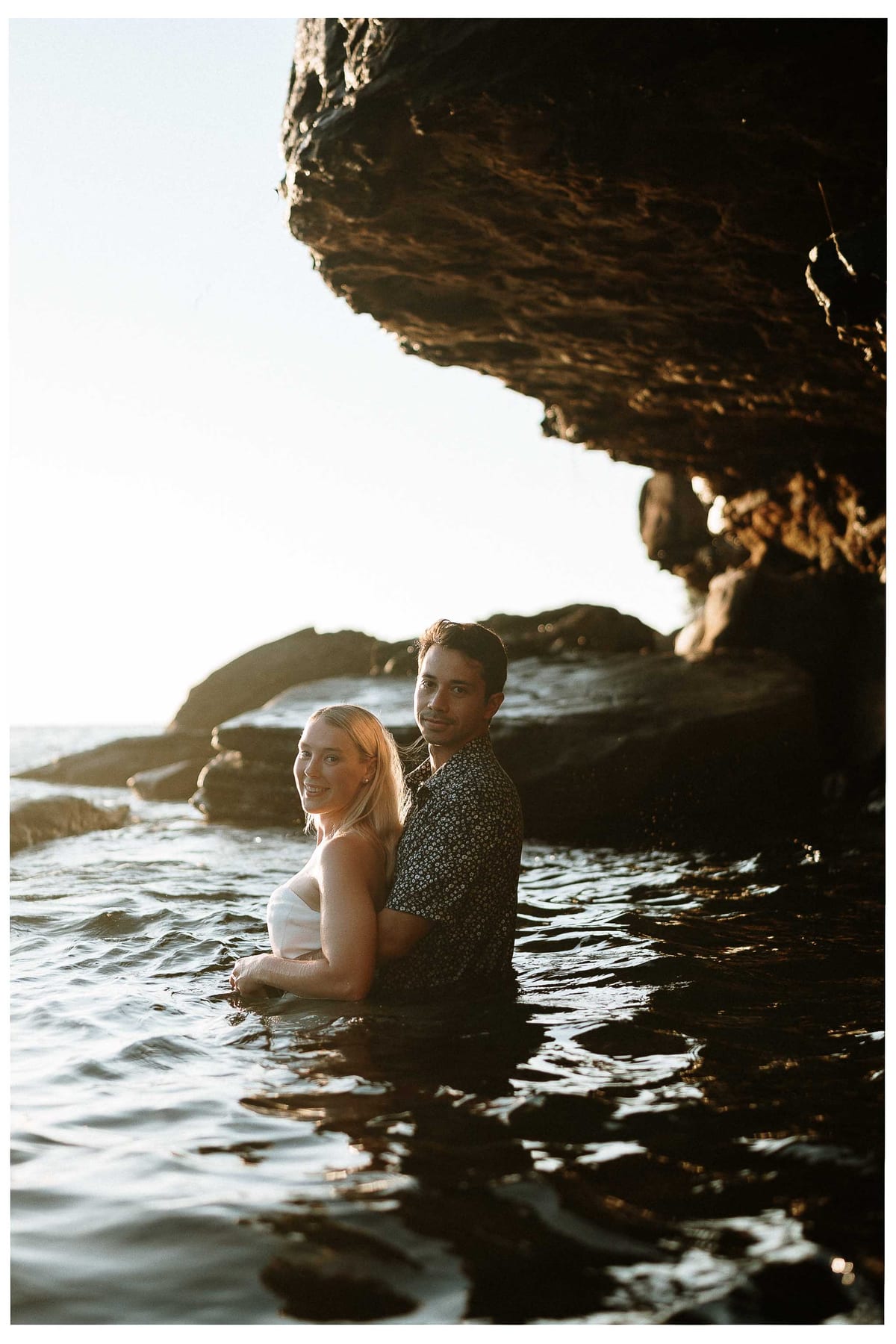 NICOLA AND JASON (Half underwater photoshoot at Gordon's bay, Eastern beacches Sydney)