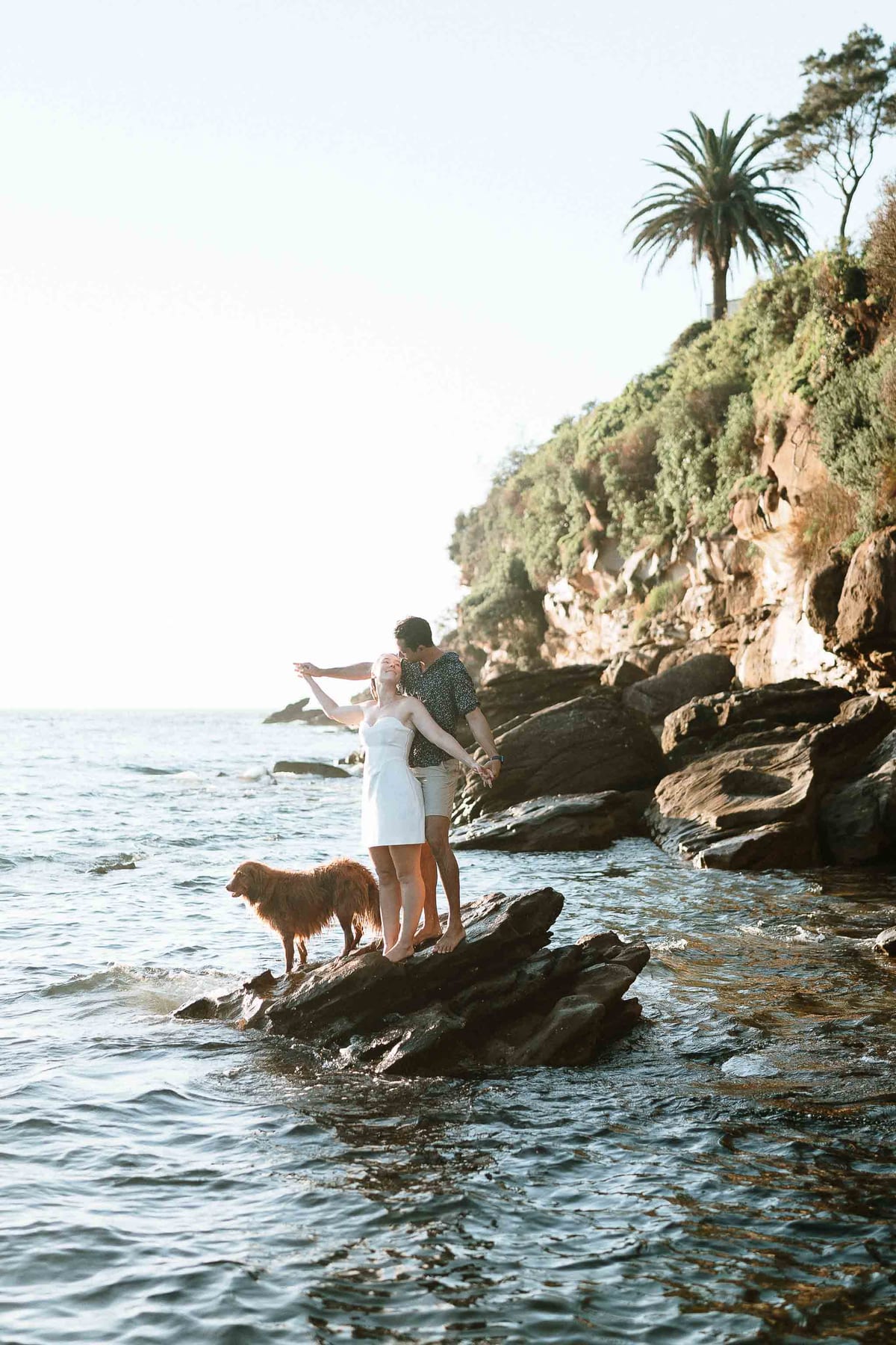 NICOLA AND JASON (Half underwater photoshoot at Gordon's bay, Eastern beacches Sydney)