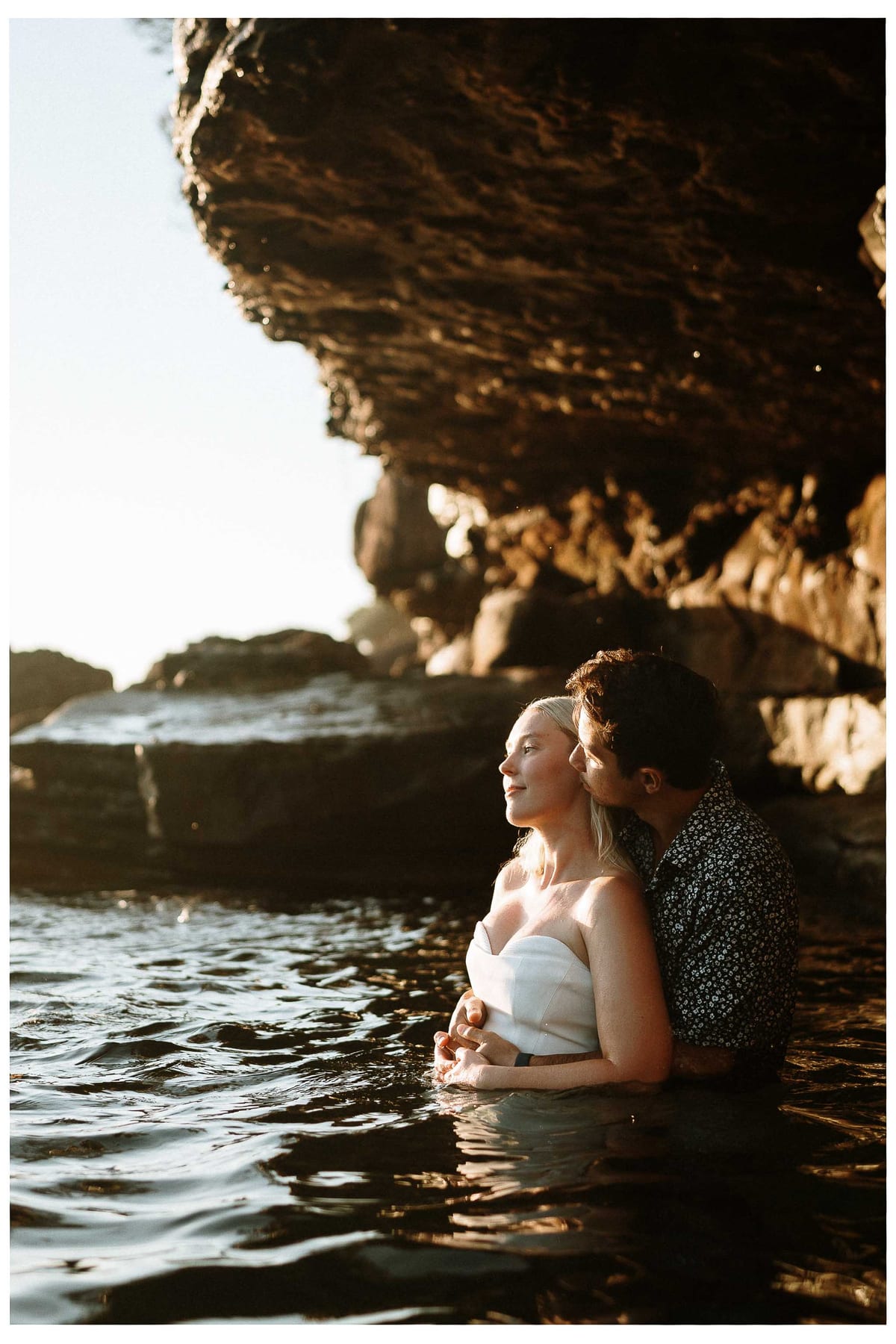NICOLA AND JASON (Half underwater photoshoot at Gordon's bay, Eastern beacches Sydney)